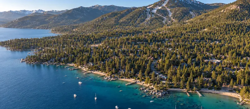 Aerial view of Incline Village, NV
