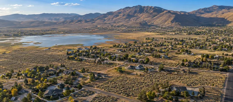 Aerial view of Lemmon Valley, NV