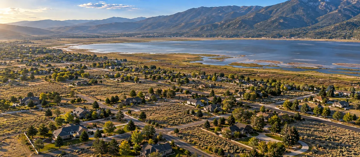 Aerial view of New Washoe City, NV