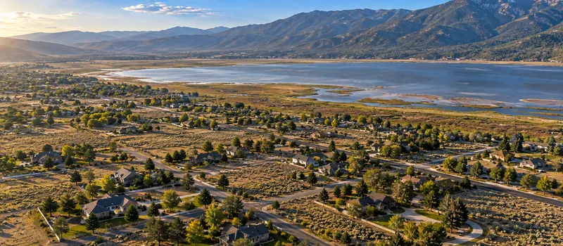 Aerial view of New Washoe City, NV